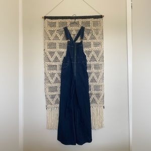 Citizens of Humanity Olivia Dark Wash Wide Leg Overalls XS COH 24 25